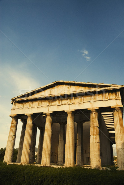 Oude tempel Parthenon Acropolis Athene Griekenland Stockfoto © imagedb