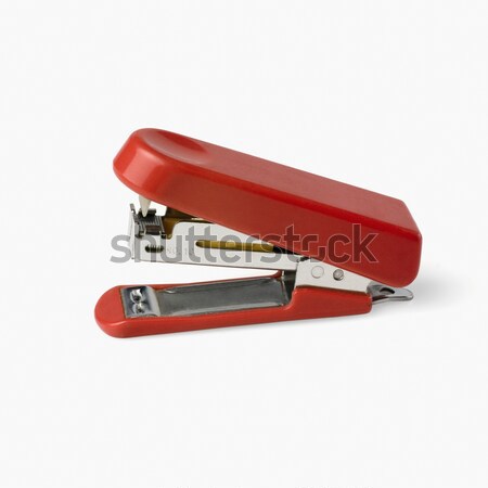 Agrafeuse rouge plastique photographie confort [[stock_photo]] © imagedb