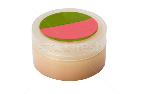 Primer plano crema hidratante contenedor crema aislado horizontal Foto stock © imagedb