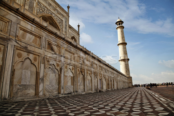 Mauzoleum Taj Mahal Indie świat tle Zdjęcia stock © imagedb