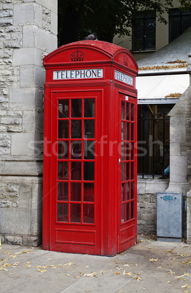 Telefon cabina stradă oxford oxfordshire Anglia Imagine de stoc © imagedb