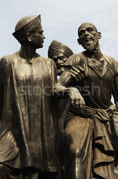 Statue historique new delhi Inde histoire sculpture Photo stock © imagedb