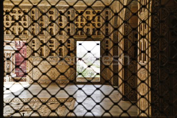 Interiors of Agra Fort, Agra, Uttar Pradesh, India Stock photo © imagedb