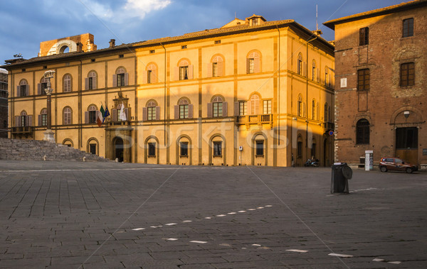 Fassade Erbe Gebäude Toskana Italien Architektur Stock foto © imagedb