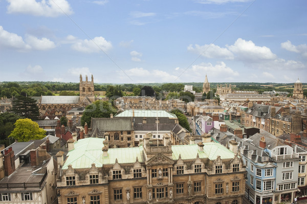 Vedere clădirilor oraş oxford oxfordshire Imagine de stoc © imagedb