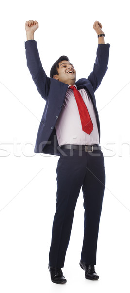 Businessman looking excited Stock photo © imagedb