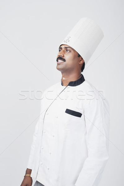 South Indian chef day dreaming Stock photo © imagedb