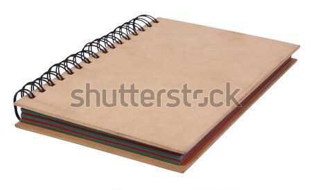 Spiraal notebook onderwijs document planning Stockfoto © imagedb