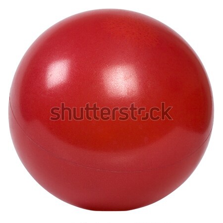 Cara sonriente rojo pelota fotografía reflexión esfera Foto stock © imagedb