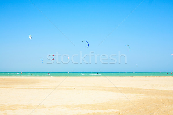 water sport on beach in Africa Stock photo © imarin