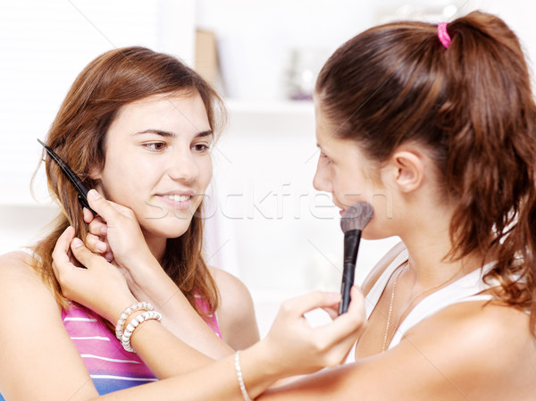 friends beautify each other Stock photo © imarin