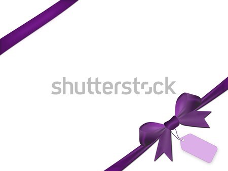 Púrpura arco aislado blanco papel fiesta Foto stock © impresja26