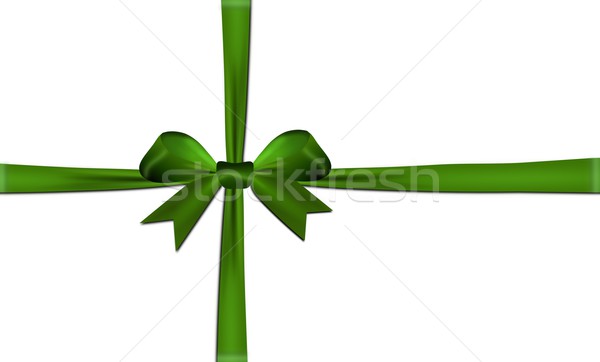 Vert arc isolé blanche papier [[stock_photo]] © impresja26