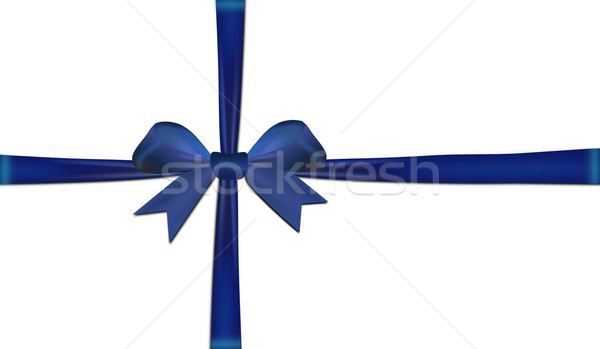 Azul arco aislado blanco papel Foto stock © impresja26