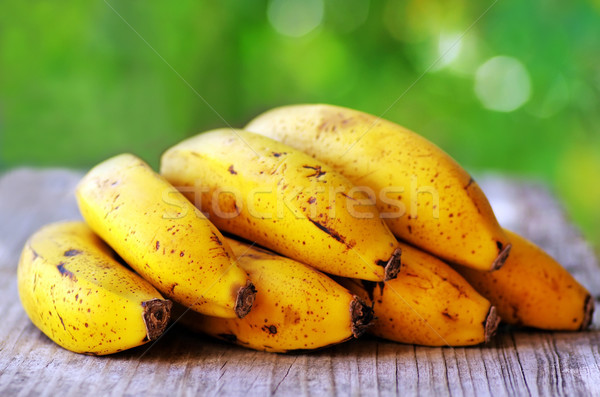 Yellow bananas on table Stock photo © inaquim