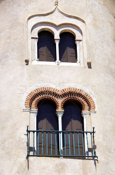  windows of Alvito castle, Portugal Stock photo © inaquim