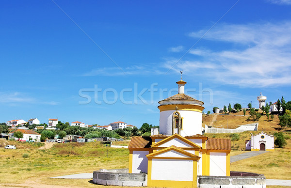 Foto stock: Igreja · Portugal · céu · edifício · atravessar · arte