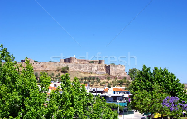 Foto stock: Forte · parede · segurança · castelo · pedra · tijolo