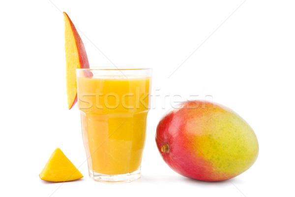 Mango smoothie with mango Stock photo © IngaNielsen