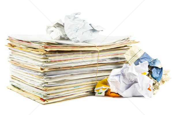 Waste paper Stock photo © IngaNielsen