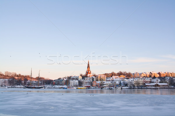 Flensburg in winter Stock photo © IngaNielsen