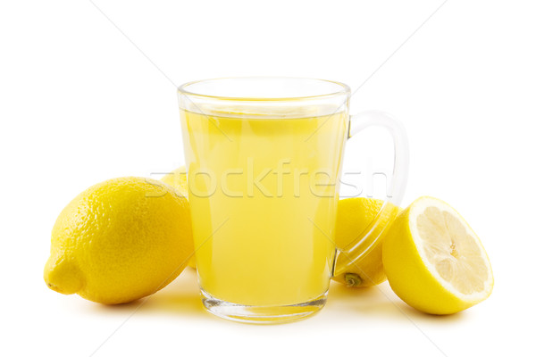 Hot lemon drink Stock photo © IngaNielsen