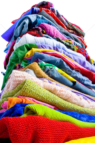 Colorato vestiti alto abbigliamento lavaggio Foto d'archivio © IngaNielsen