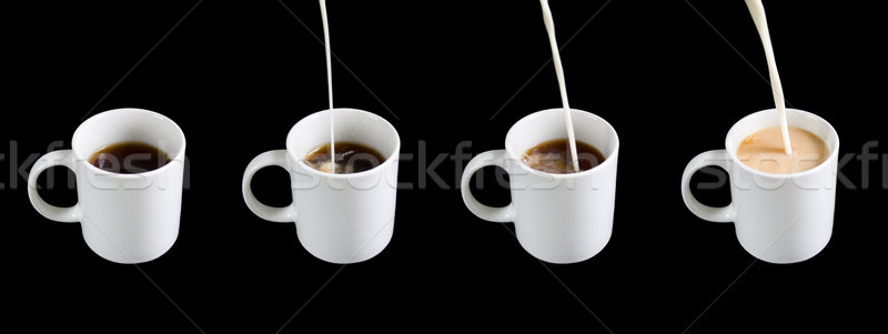 Tea with milk Stock photo © IngaNielsen