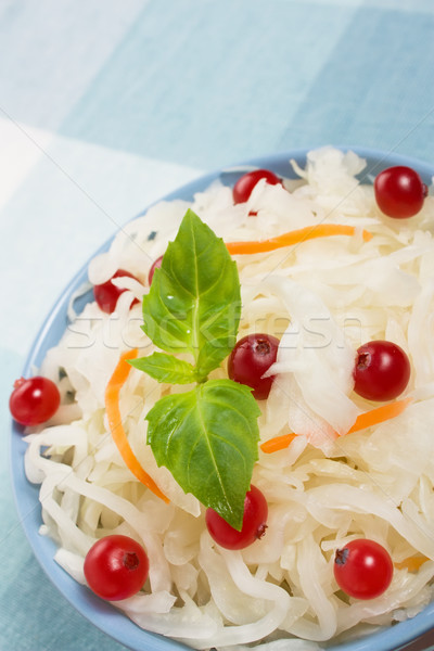 Stock photo: Sauerkraut salad with cranberries