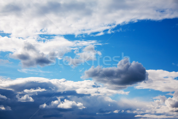 Céu nuvens abstrato espaço azul cor Foto stock © inoj