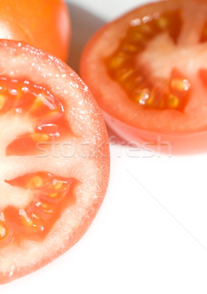 Vermelho tomates branco comida fruto jardim Foto stock © inoj