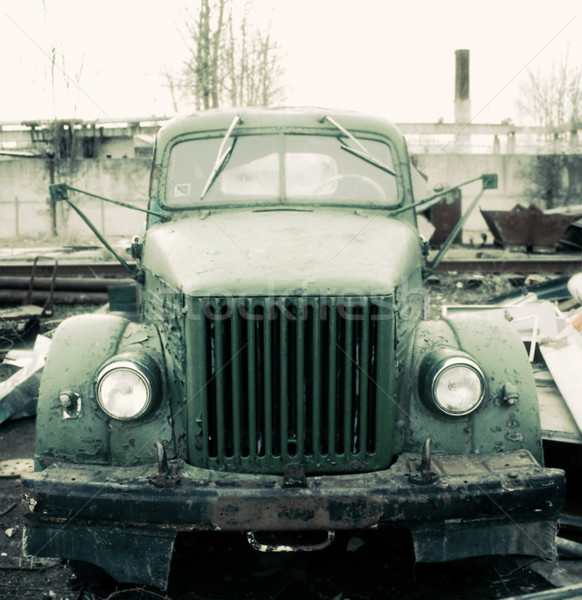 Old truck in dump Stock photo © inoj