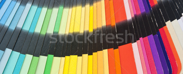 Couleur guider Rainbow blanche [[stock_photo]] © inxti