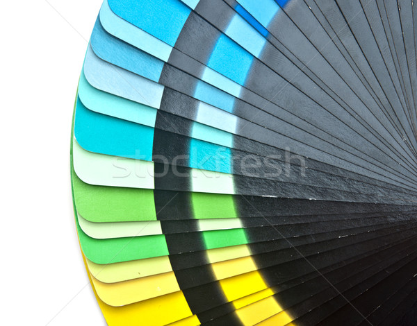 Kolor przewodnik widmo tęczy biały Zdjęcia stock © inxti