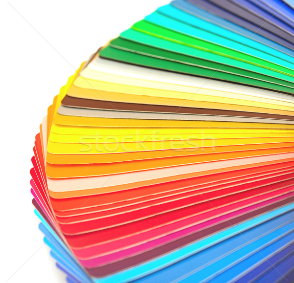 Сток-фото: цвета · книга · дизайна · краской · фон