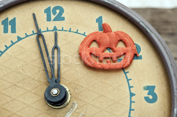 nearly twelve o'clock midnight,helloween concept. Stock photo © inxti