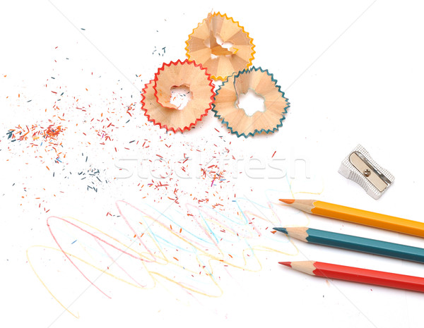 pencil shavings  Stock photo © inxti