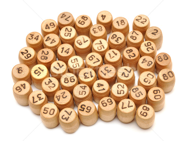 Set of lotto kegs Stock photo © inxti