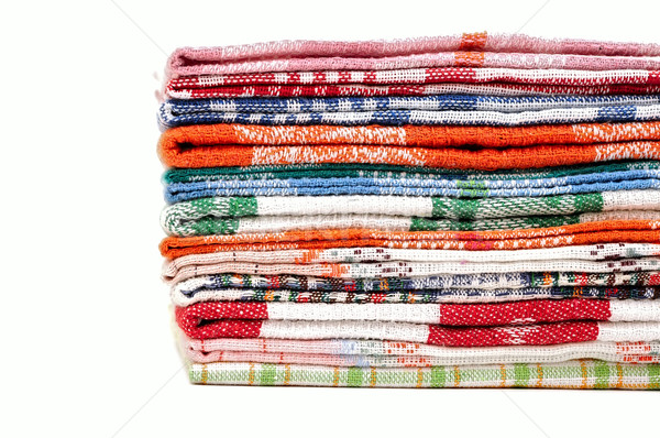Cozinha toalhas branco espaço Foto stock © inxti
