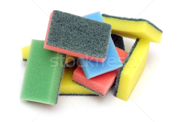 colorful sponge on the white background Stock photo © inxti