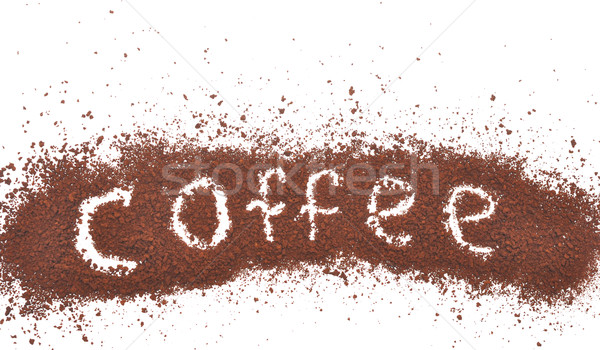 milled coffee sign  Stock photo © inxti