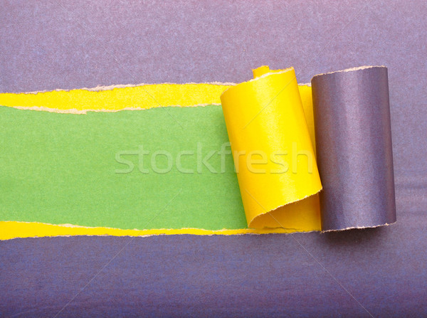 torn paper with space for text Stock photo © inxti