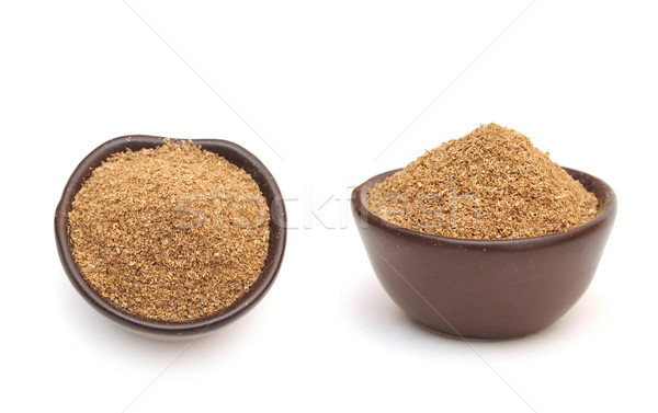 coriander powder in a clay bowl Stock photo © inxti