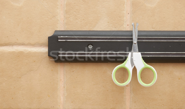 scissors against kitchen's wall  Stock photo © inxti