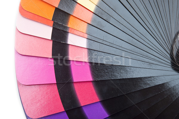 Couleur guider Rainbow blanche [[stock_photo]] © inxti