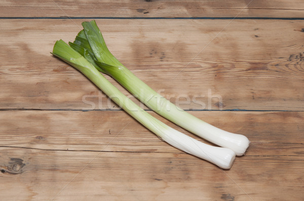 Póréhagyma levél egészség zöld csoport saláta Stock fotó © inxti