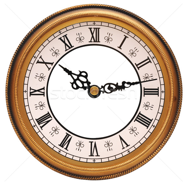 Antique looking clock face Stock photo © inxti