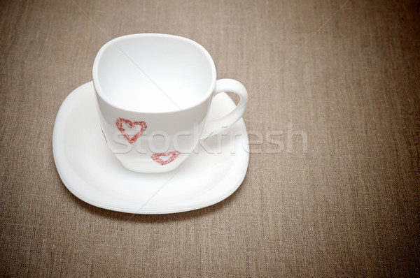 empty white cup  Stock photo © inxti