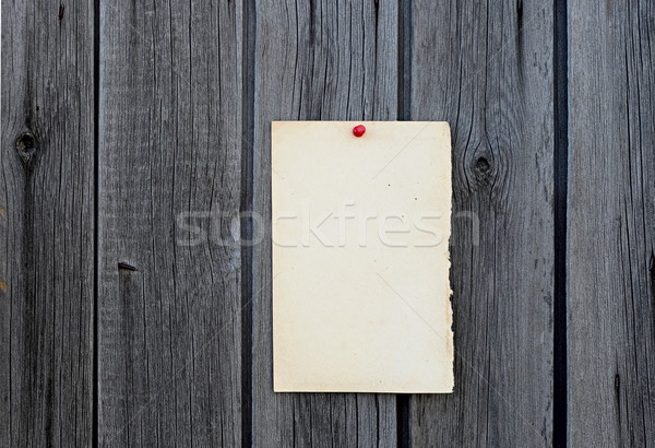 Briefbogen Holz Bord Design Hintergrund Schreiben Stock foto © inxti