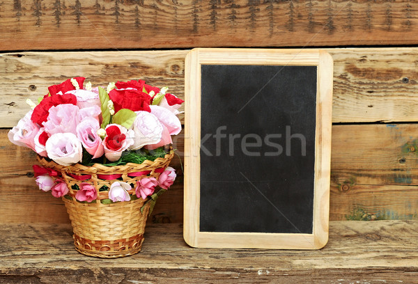 Paper flower in a basket Stock photo © inxti